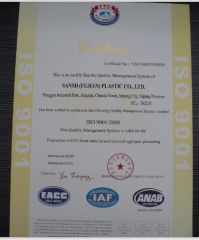 iso9001 certificate from Sansd (Jiangsu) Environmental Technology Co., Ltd.