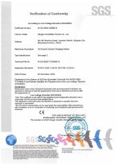CE Certificate certificate from Qingdao Hardhitter Electric Co., Ltd.