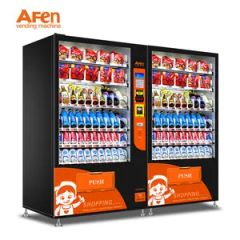Afen Note Operated Drink Vending Machine Snack Vending Machines with Refrigeration - Image 3