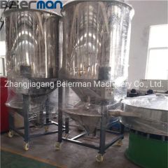 Model 5.5kw Mixing 36kw Heating Power Vertical Stainless Steel Plastic Pellets Coloring Mixing Drying Machine - Image 1