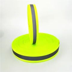Factory Reflective Webbing Polyester Nylon Tape Reflective Ribbon for Clothing - Image 4