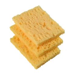 Yellow Skin Face Cleaning Cellulose Sponge Makeup Sponge Color Yellow Shape Retangle Trademark qimian Usage Bath, - Image 4