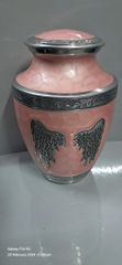 TASTIE DOWN PINK ALUMINIUM METAL CREMATION FOR ASHES. Color All Material - Image 2