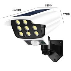 New Simulation Motion Sensor Wall Lamp Solar Surveillance Cameras LED Street Lights - Image 2