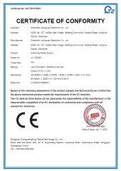 CE-60601 certificate from Shenzhen Jiajiayuan Electronic Co., Ltd.
