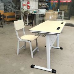 Steel Movable Computer Desk with Wheels for Office Conference Training Home Hotels - Image 2