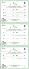 Kosher certificate from Jining Mingcheng International Trade Co., Ltd