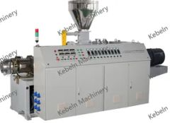 PVC Conical Twin Screw Extruder 800kgH Auto Comp 80156 CE ISO QS - Image 2