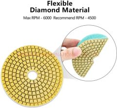 7" Diamond Polishing Pads for Stone - Image 3