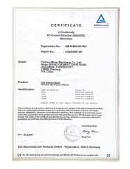 HIGH PRESSURE WASHER CE certificate from Taizhou Baisen Machinery Technology Co., Ltd