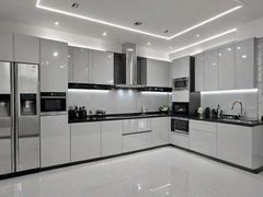 Modular Kitchen Service Kitchen Type All Shutter Finish All Kitchen Layout All Cabinet Core Material All Hardware Brands Kessebohmer, Hettich, Ebco, Blum, Hafele, Grass, - Image 7