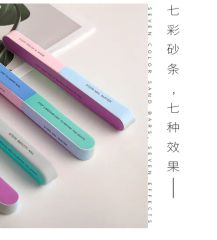 SK-RH Sponge Nail Files Green Blue 18x2x1.5cm MOQ100 15D MOQ 100PCS Trademark SK Model NO. SK-RH Material Sponge Function Nail Polish - Image 6