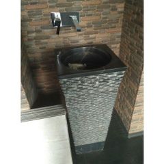 Round Counter Top Marble Wash Basin Shape Round Material Marble Mount Type Counter Top Surface Finishing - Image 1