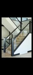 Stairs Modern Stair Glass Railing, For Home Material Glass Thickness 8 mm Position Stairs Usage/Application Home Glass Type Tempered - Image 4