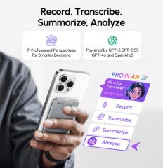 Advanced Ai Voice Recorder with 30 Hours Digital Recording Time - Image 6