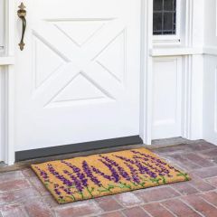 Garage Garden Flower Outdoor Welcome Entryway Front Door Spring Coir Door Mat - Image 2