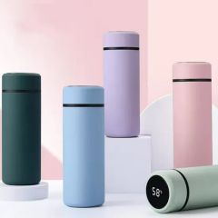 Custom Stainless Steel Tumbler Digital Vacuum Flasks with LED Temperature Display - Image 1
