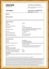 Lock Cylinder EN 1303:2015 certificate from EC Hardware Co., Ltd.