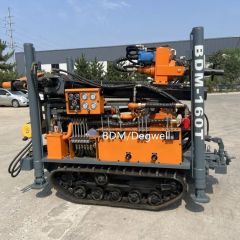 Compact DTH Borehole Drilling Machine for Geothermal Wells Type Crawler Trademark BDM Condition New Weight 3000kg Model NO. BDM-160T - Image 1
