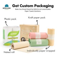 OEM Bamboo Pulp Kitchen Paper Towels, Custom Packaging Available - Image 3