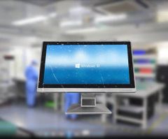Best Selling Industrial IP65 Rugged 18 5 Inch Tempered Glass Screen LCD Industrial Display - Image 4