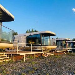 Modular Prefabricated Buildings Hotel Pod Space Capsule Mild Steel Capsule Pod Hotel - Image 4