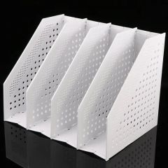 Retractable File Holder Foldable File Storage Organizer Rack Bookshelf Magazine Book Organizer - Image 4