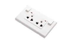 Customized Triple Thailand Smart Wall Electrical Power 2 Pin Multi Functional Wall Socket - Image 6