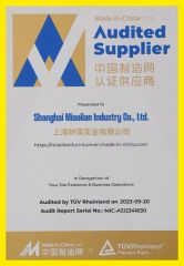 AUDITED SUPPLIER certificate of Shanghai Miaolian Industry Co., Ltd. – certificate photo, supplier certificates section
