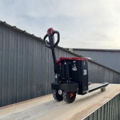 Rough Terrain 3ton 3000kg Electric Powered Pallet Jacks Origin China Model Htb15e Type Stacker Condition New Fuel Electric - Shanghai Hyder Industry Co., Ltd.