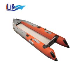 Ilife New Fishing PVC Material Canoe Inflatable Kayak with Electric Motor - Image 4