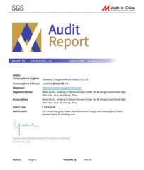 SGS certificate of Shandong Chengshuo Metal Products Co., Ltd. – certificate photo, supplier certificates section