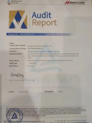 certificate certificate from Shouguang Nuofeng Trading Co., Ltd.