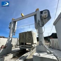 Automatic Mono Wire Saw Machine for Stone Slab and Block Cutting - Image 1
