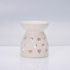 Little Heart Pattern Incense Smoke Furnace Aromatherapy Oil Diffuser for Home Scents - Image 2