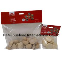 Unfinished Natural Smooth Half Wooden Split Balls for DIY Crafts - Image 6