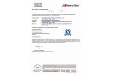 SGS Report certificate from BROADSIGN NEW MATERIALS (SUZHOU) CO., LTD.