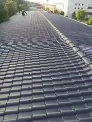 Good Synthetic Resin ASA PVC Plastic Roof Tile for Prefab House Roofing - Suzhou SuMei New Material Technology Co., Ltd.