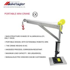 Portable Lightweight Jib Crane for Efficient Workshop Lifting - Image 4