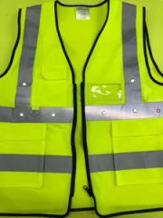 12 Pieces LED Reflective Safety Vest Trademark Aroad HS Code 3926909090 Model NO. PRV30123 Type Reflective Vest Specification XL, L, XXL - Image 3