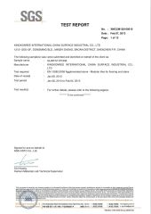 Quartz Stone SGS Certification certificate from Shenzhen MSUN Sanitary Ware Co., Ltd.