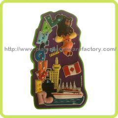 Soft PVC Fridge Magnet Hz 1001 F001 Shape Square Style Creative Color Multicolor Specification SGS Feature with Logo HS Code 7117190000 - Image 1