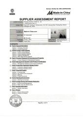 BV Certification certificate from Shanghai Brothers Textile Co., Ltd.