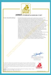Certificates certificate from Shenghua Jiaolian Cable(Henan) Co., Ltd.