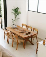 DIning Table teak wood collection Price Range From $600 Available Sizes 180 Cm, 200 Cm, 220 Cm Primary Material Teak Wood And Solid - Image 4