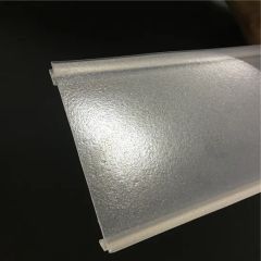90mm Wide Frosted Plastic Lamp Cover Shape U Shape Model NO. LS161 HS Code 39162010 Specification 4ft length Certification CE, RoHS, ISO - Image 2