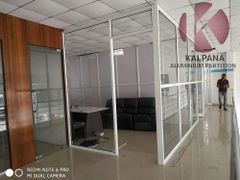 Glass Aluminium Partition Works, in pune, Commercial Material Glass Open Style Swing Service Location/City pune Type Of Location - Image 3