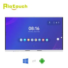 98 Inch Electronic Whiteboard for Conferences with High Precision Writing and Android - Image 6