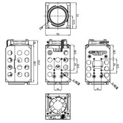 800m Laser Infrared Lighting Module Laser Light of PTZ Components - Image 2