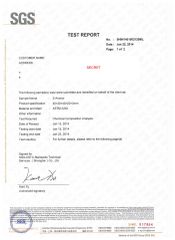 SS316 Z ANCHOR SGS TEST REPORT certificate of Xinghua Jinf Stainless Steel Co., Ltd. – certificate photo, supplier certificates section